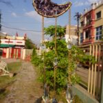 Handcrafted Crystal Moon Dream Catcher – Amethyst Wall Hanging Decor