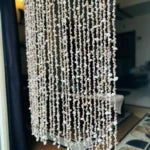 Boho Sea Shell Beaded Door Curtain – Decorative Doorway Divider
