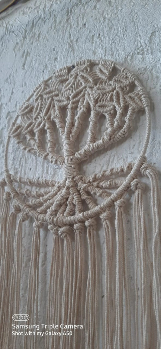 Handcrafted Macramé Tree of Life Wall Hanging