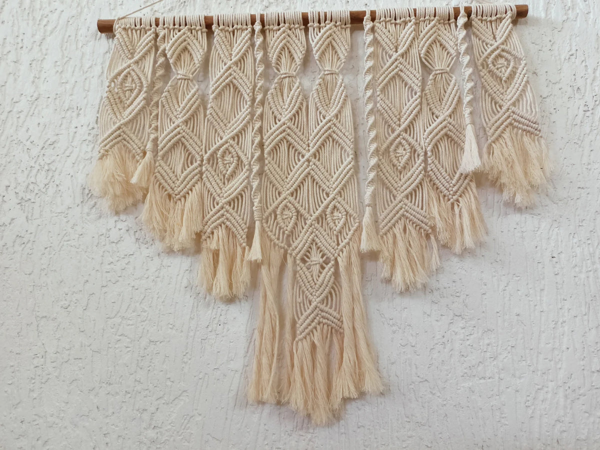 Handcrafted Layered Macramé Wall Hanging
