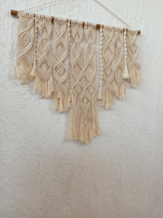 Handcrafted Layered Macramé Wall Hanging