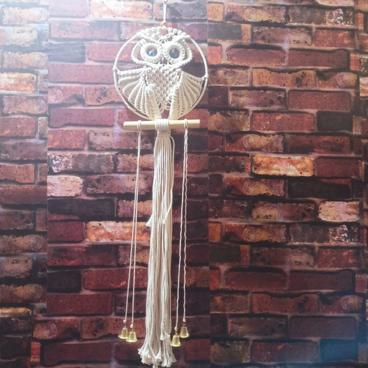 Handcrafted Macramé Owl Wall Hanging