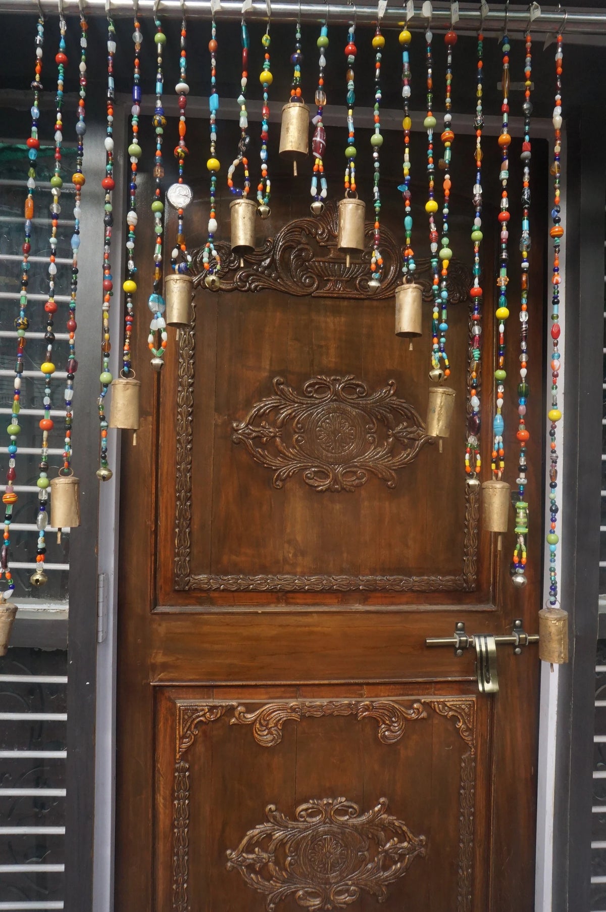 Bohemian Glass Beaded Curtain – Decorative Door & Window Hanging
