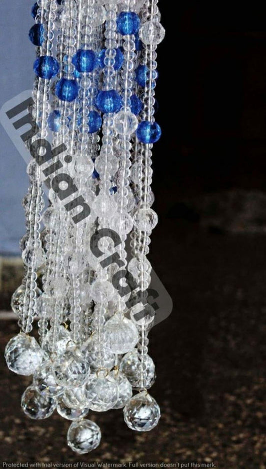 Crystal Beaded Curtain – Glass Bead Door & Window Hanging Decor