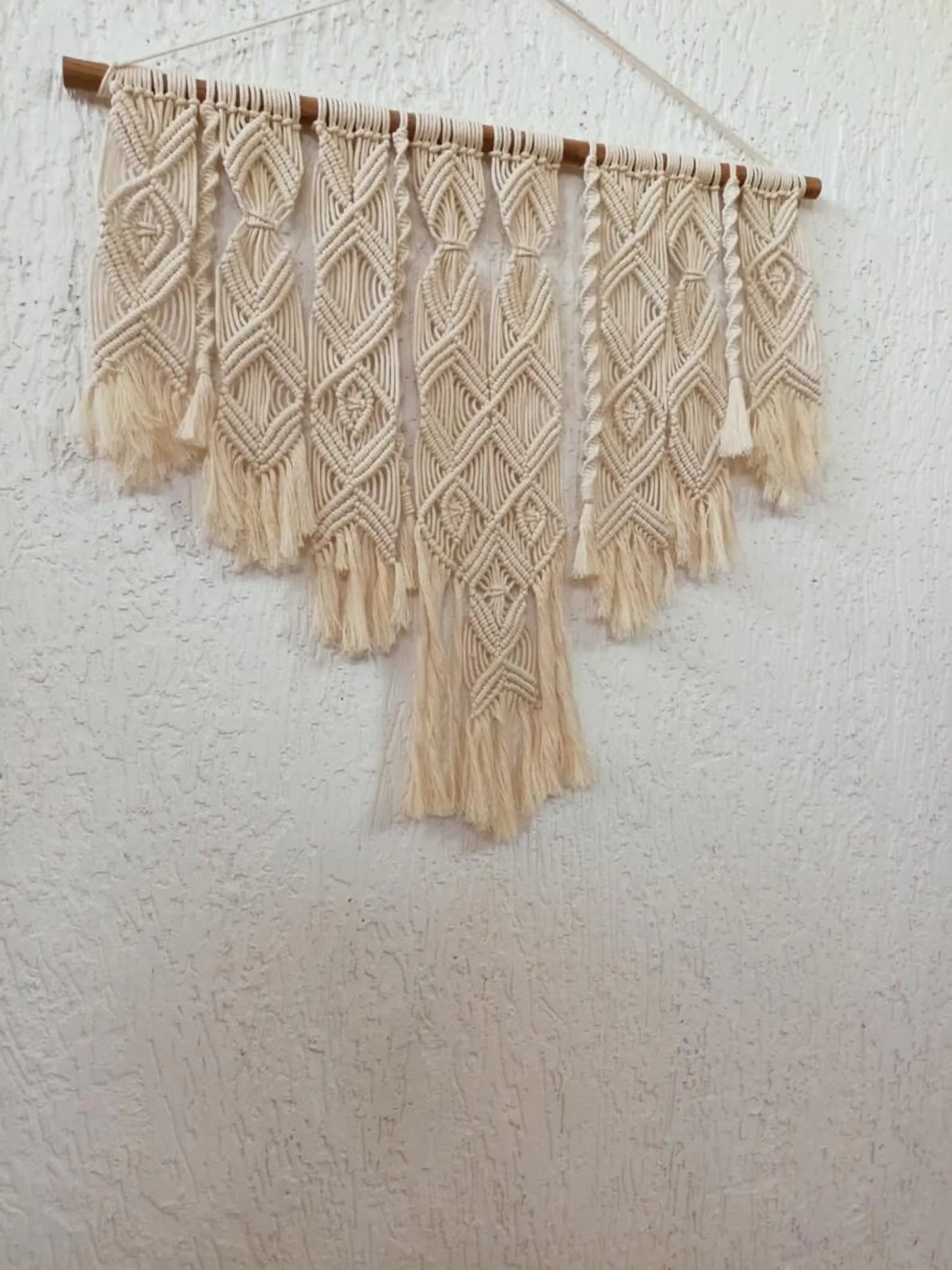 Handcrafted Layered Macramé Wall Hanging