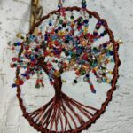 Copper Wire Tree of Life Suncatcher – Crystal Window Hanging Decor