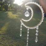 Moon Prism Crystal Suncatcher – Rainbow Window Hanging Decor