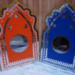 Handmade Rajasthani Jharokha Wall Art Set Indian Home Decor