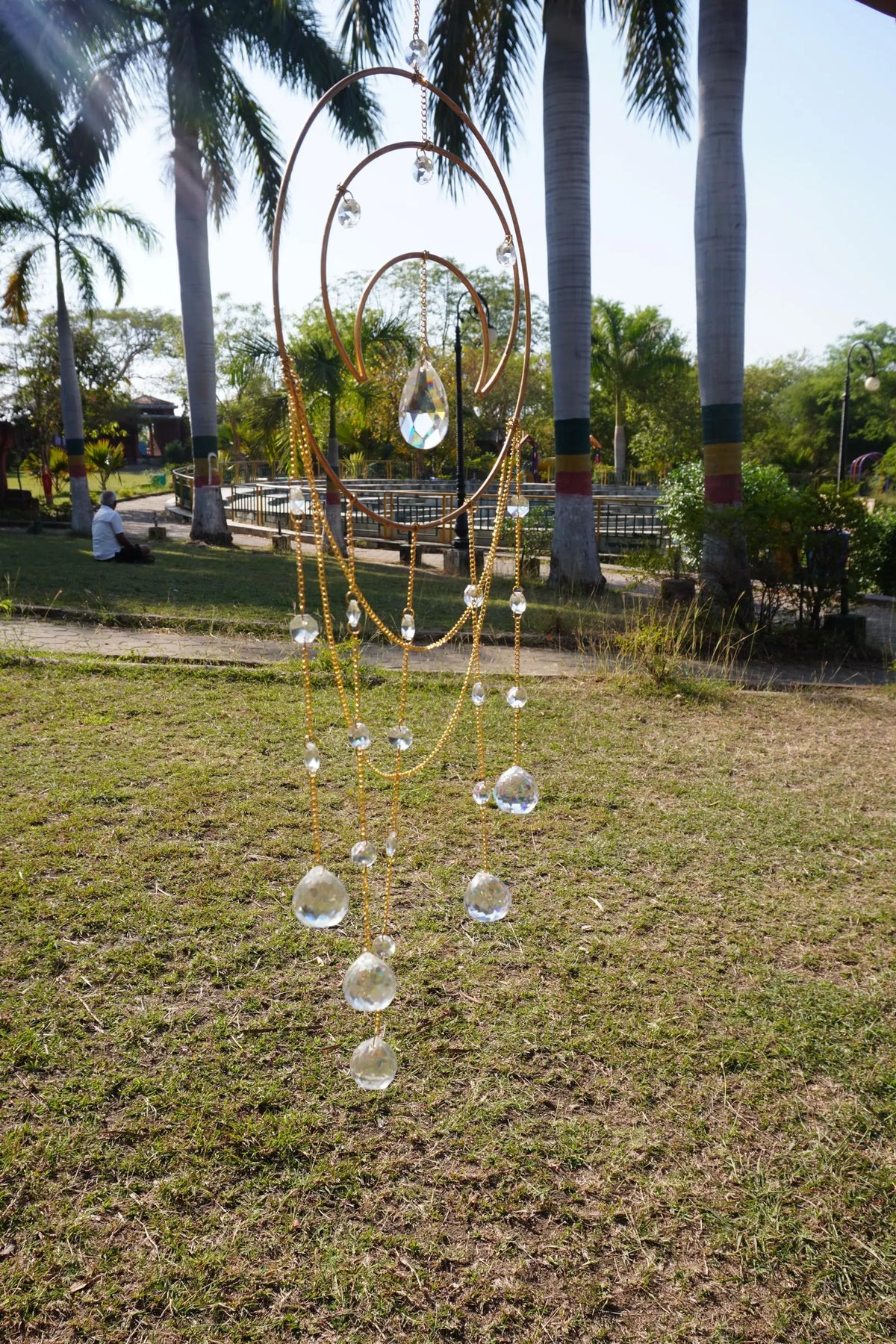 Glass Rainbow Suncatcher – Crystal Light Reflection Window Decor