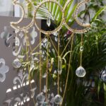 Sun & Moon Crystal Suncatcher – Rainbow Window Hanging Decor