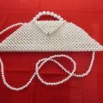 Pearl Beaded Bridal Handbag Ivory Wedding Purse