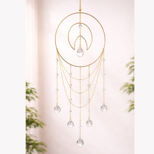 Glass Rainbow Suncatcher – Crystal Light Reflection Window Decor