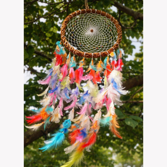 Large Feather Dream Catcher Boho Wall Hanging Home Decor
