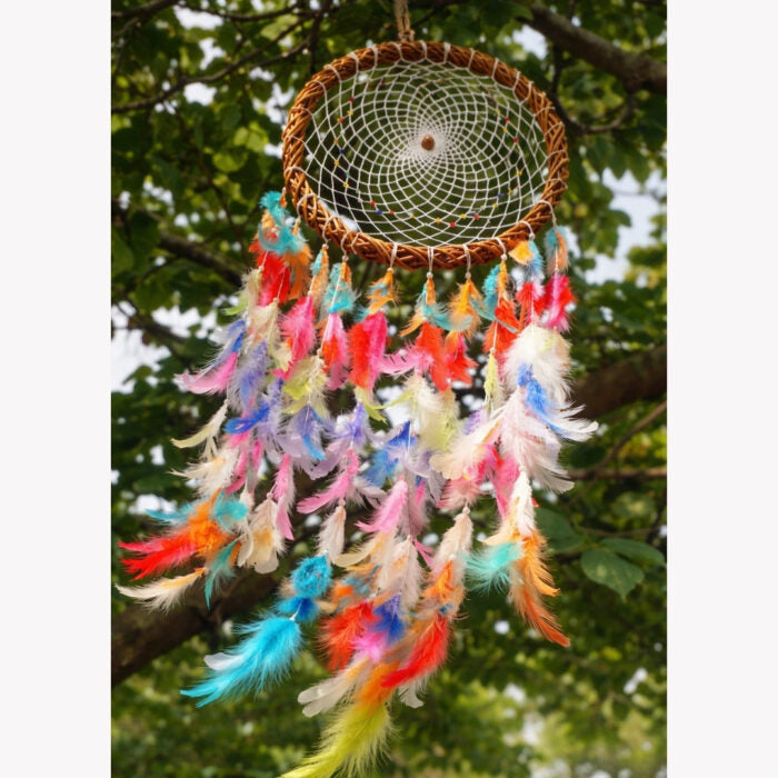 Large Feather Dream Catcher Boho Wall Hanging Home Decor