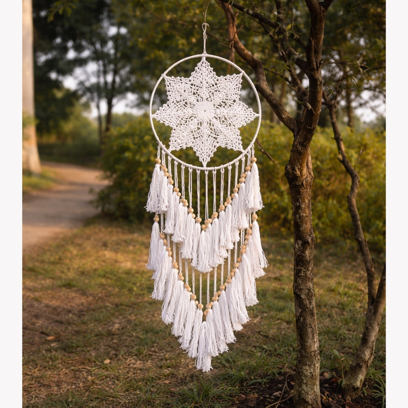 Handcrafted Macramé Dream Catcher Boho Wall Hanging Decor