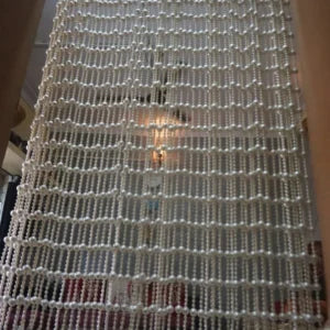 Pearl Beaded Curtain – Elegant Door & Window Hanging Decor