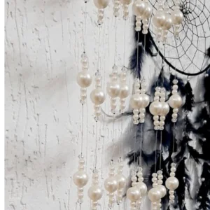 Pearl Beaded Curtain – Elegant Hanging Decor for Doorways & Windows
