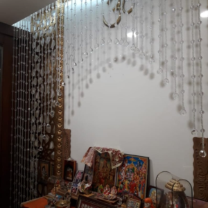 Arch Crystal Beaded Curtain – Elegant Door & Window Hanging Decor