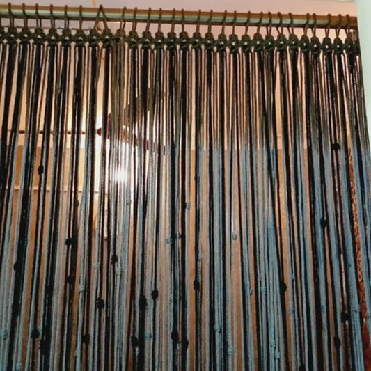 Macramé Curtain – Boho Doorway Backdrop Hanging Decor