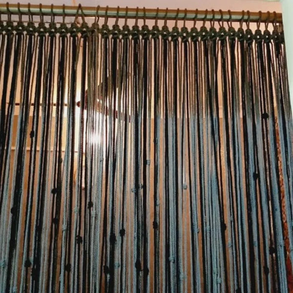 Macramé Curtain – Boho Doorway Backdrop Hanging Decor