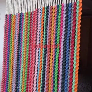 Handmade Macramé Door Hanging – Boho Curtain Decor