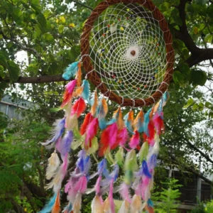 Large Feather Dream Catcher Boho Wall Hanging Home Decor