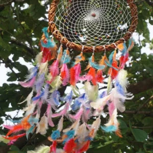 Large Feather Dream Catcher Boho Wall Hanging Home Decor
