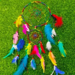 Large Feather Dream Catcher Boho Wall Hanging Home Decor