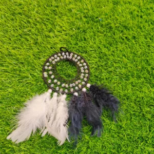 Handmade Dream Catcher Car Hanging Feather Rear View Mirror Charm