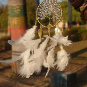 Beaded Tree of Life Dream Catcher Boho Wall Hanging Decor