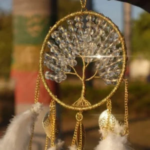 Beaded Tree of Life Dream Catcher Boho Wall Hanging Decor
