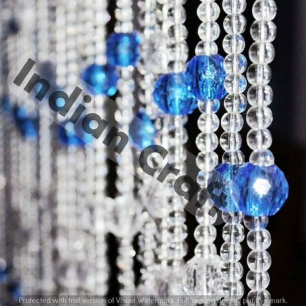 Crystal Beaded Curtain – Glass Bead Door & Window Hanging Decor