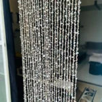Boho Sea Shell Beaded Door Curtain – Decorative Doorway Divider