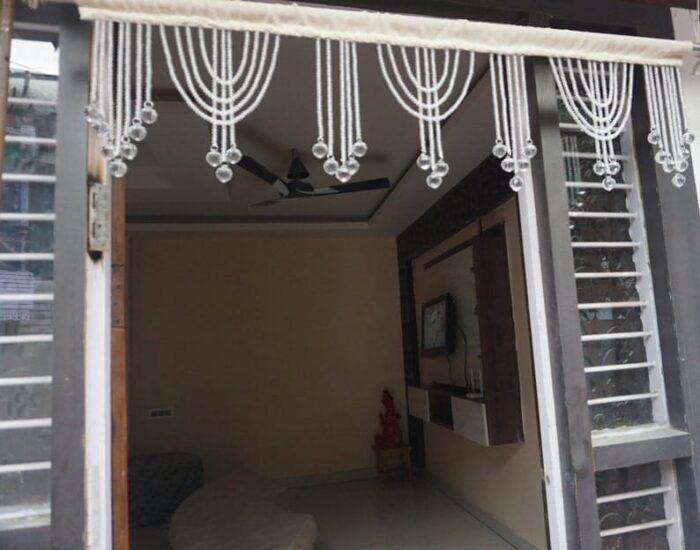 Beaded Valance Curtain – Decorative Door & Window Hanging