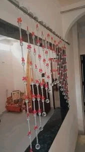 Butterfly Beaded Crystal Curtain – Boho Door & Window Hanging Decor