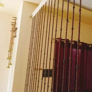 Wooden Beads Curtain – Decorative Door & Window Hanging Decor
