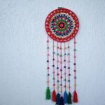 Large Crochet Dream Catcher Boho Wall Hanging Decor