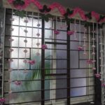 Rose Flower Beaded Curtain – Pearl Garland Door Hanging Decor