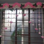 Rose Flower Beaded Curtain – Pearl Garland Door Hanging Decor