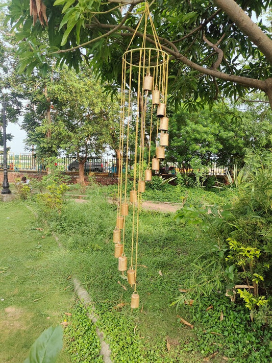 Handcrafted Metal Wind Chime | Natural Hanging Home Décor