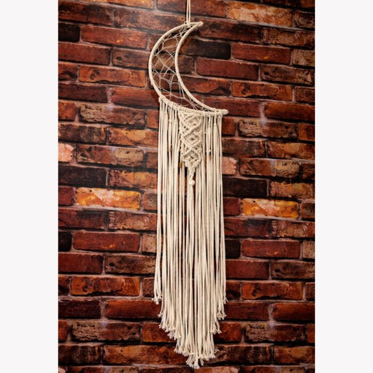 Moon Cotton Dori Dream Catcher Handmade Wall Hanging Decor