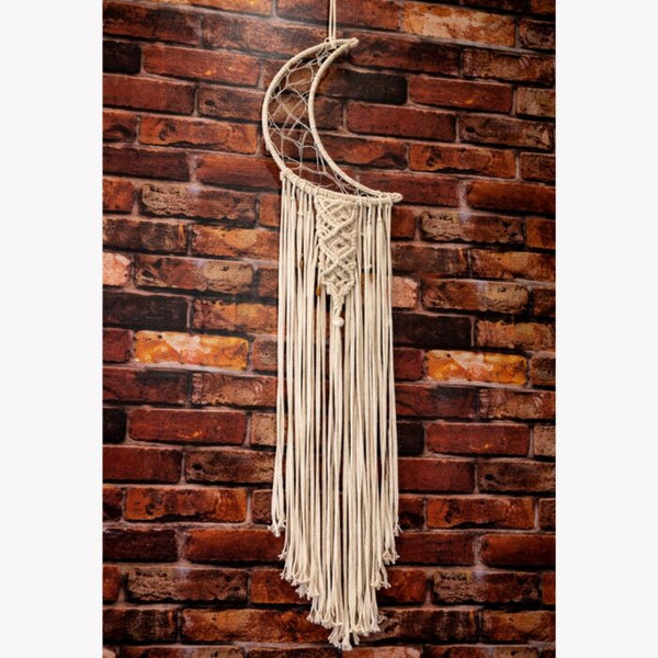 Moon Cotton Dori Dream Catcher Handmade Wall Hanging Decor