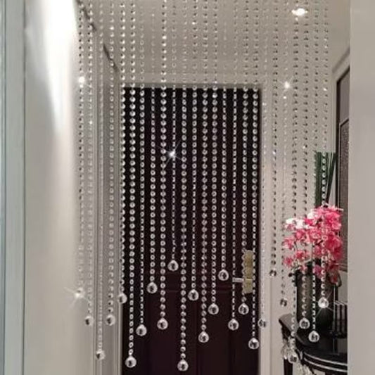 Crystal Beaded Curtain – Elegant Door & Window Hanging Decor