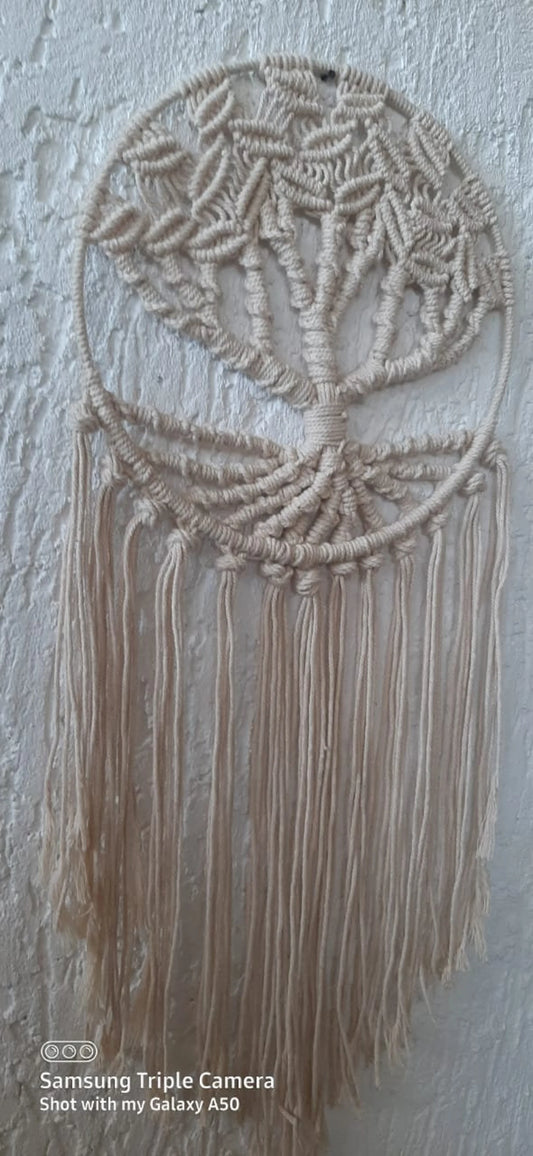 Handcrafted Macramé Tree of Life Wall Hanging