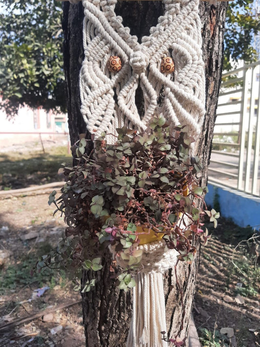 Handcrafted Macramé Plant Hanger Wall Hanging