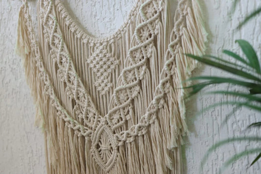 Handcrafted Boho Macramé Wall Hanging