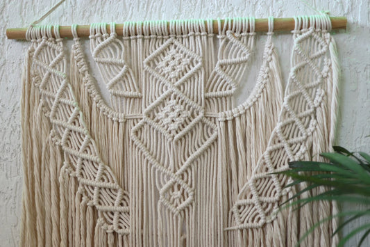 Handcrafted Geometric Macramé Wall Hanging