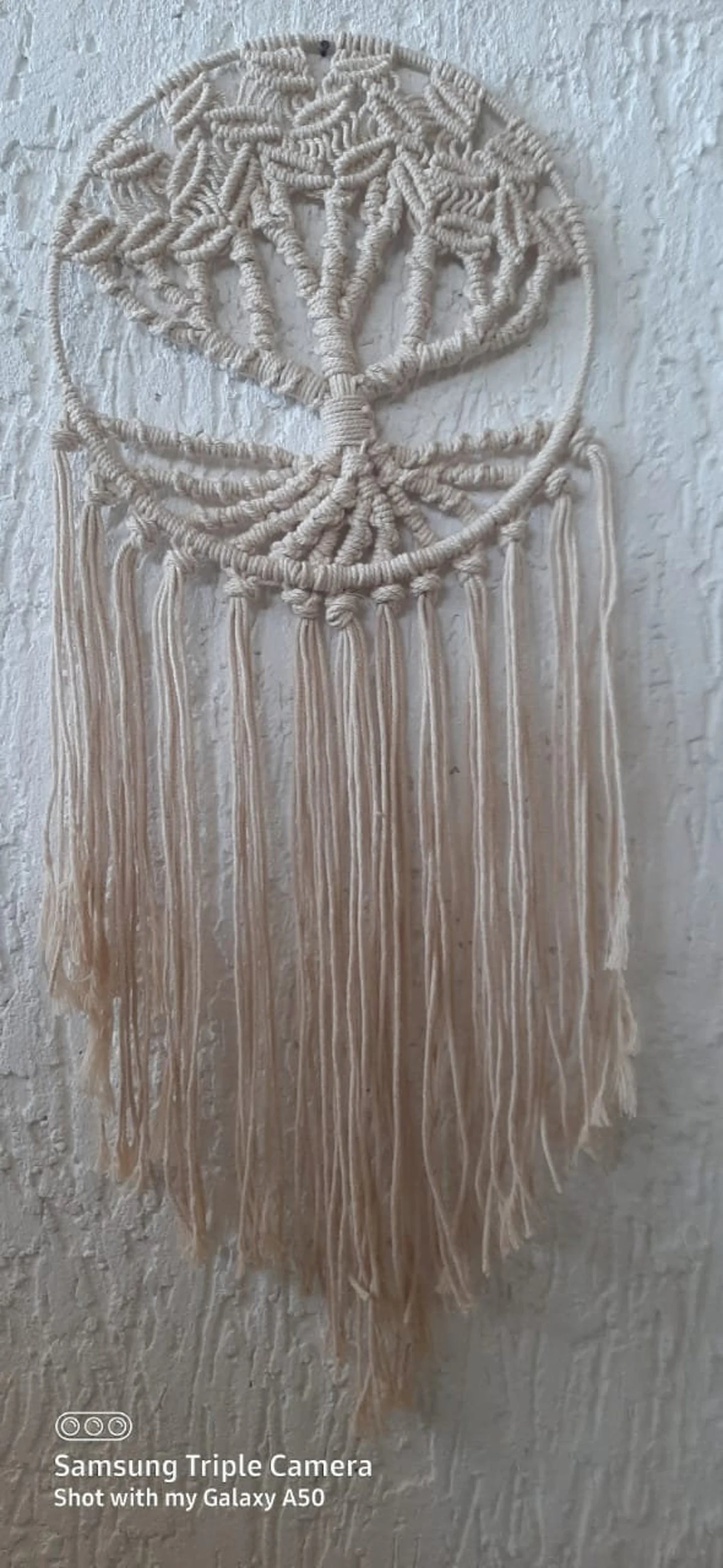 Handcrafted Macramé Tree of Life Wall Hanging
