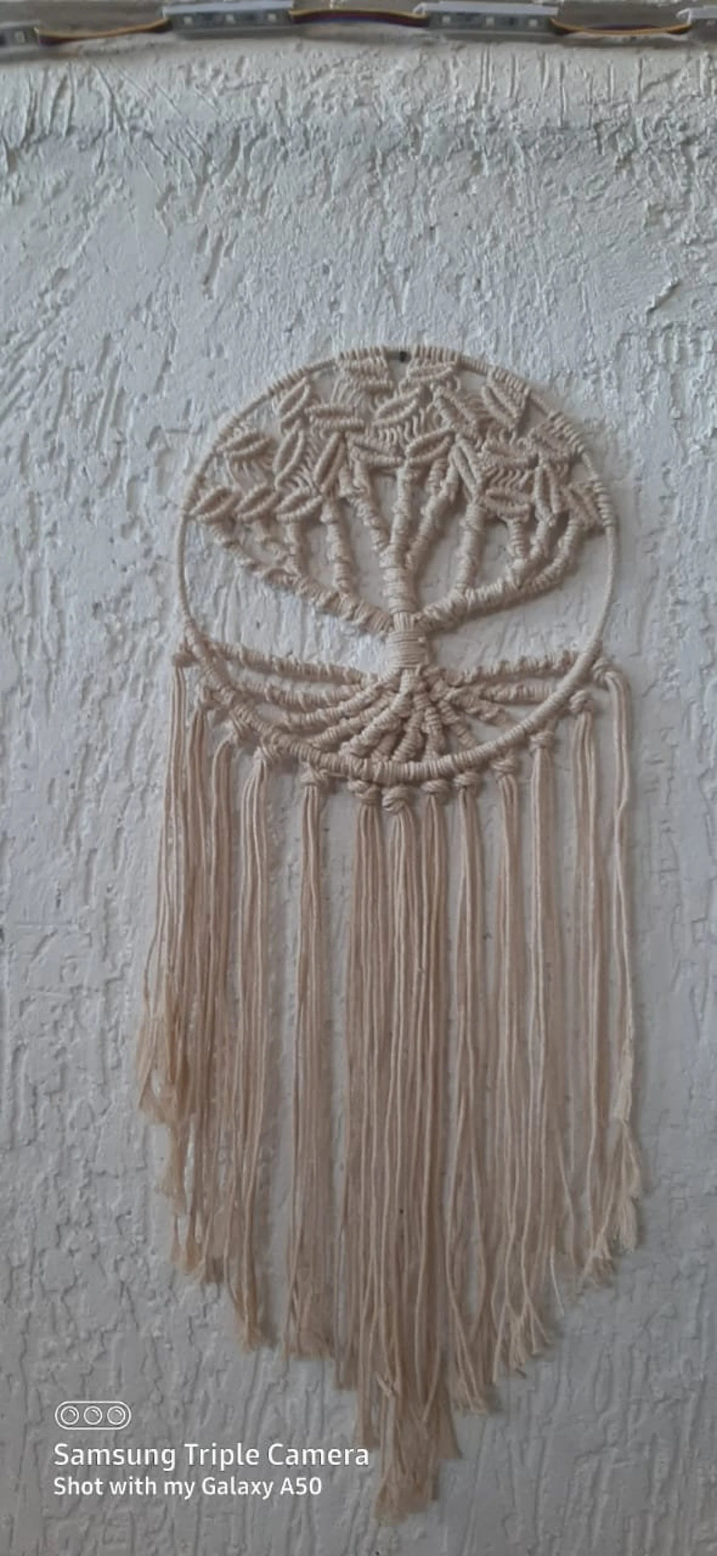 Handcrafted Macramé Tree of Life Wall Hanging