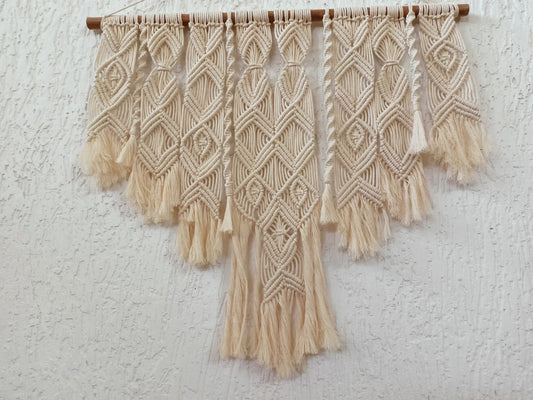 Handcrafted Layered Macramé Wall Hanging